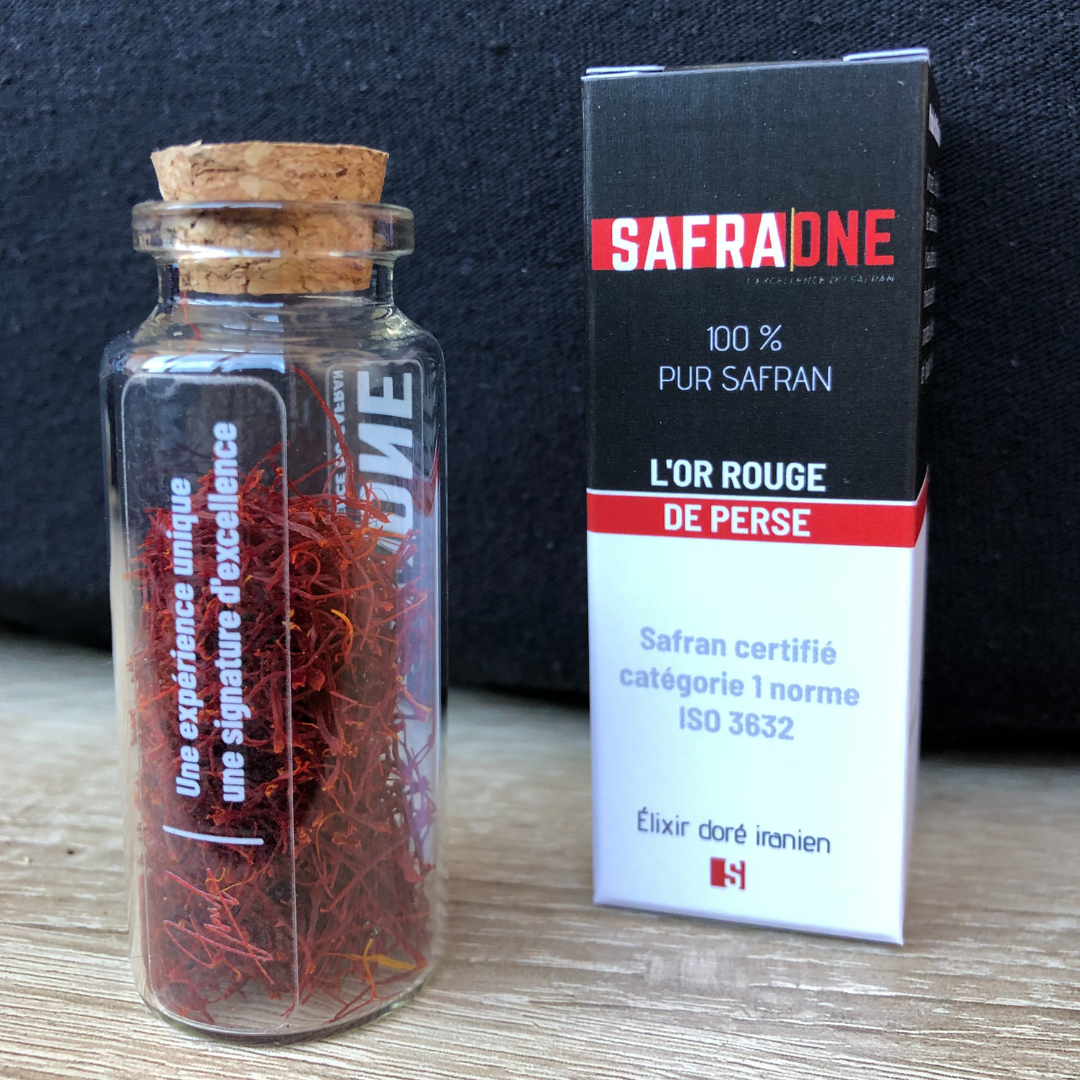 Safran bio origine Iran - Céleste - fiole de 2 g